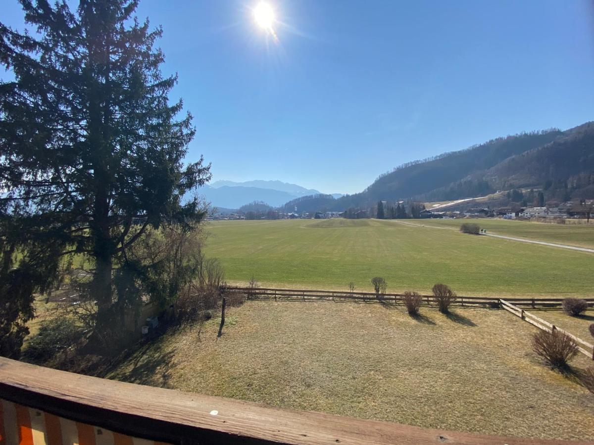 Ferienwohnung Panoramablick - Alpenmagie Suites Oberaudorf Buitenkant foto